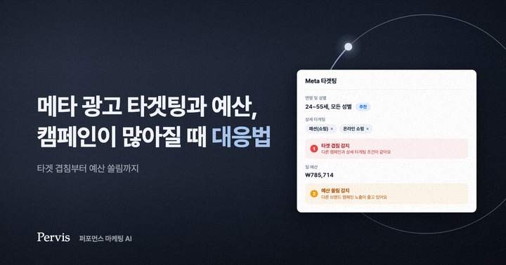 메타 광고 타겟팅과 예산, 캠페인이 많아질 때 대응법
